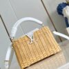 Louis Vuitton Capucines Mini Raffia