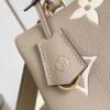 Madeleine MM Bicolor Monogram Empreinte Leather Bag