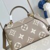 Madeleine MM Bicolor Monogram Empreinte Leather Bag