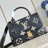 Madeleine MM Bicolor Monogram Empreinte Leather Bag