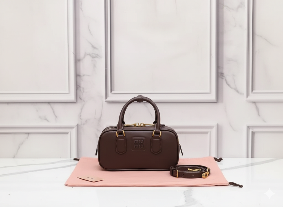 Miu Miu Arcadie Quilted Nappa Leather Bag