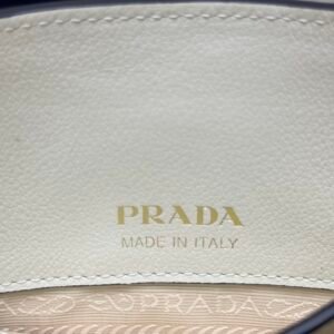 PRADA Mini Tote Bag – White