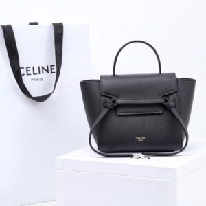 CELINE Leather Pico Belt Bag