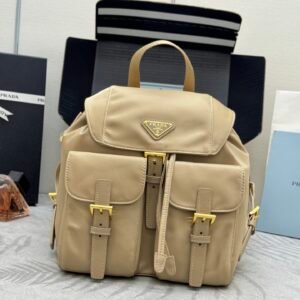 Prada Re-Nylon Backpack - Desert