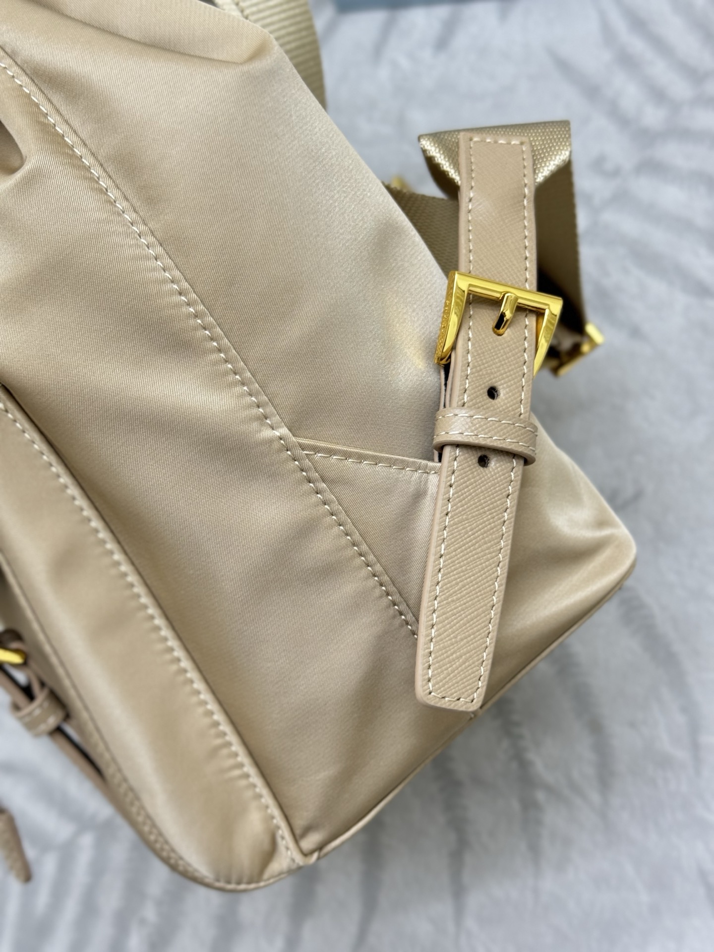 Prada Re-Nylon Backpack - Desert