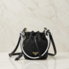 Prada Crochet Mini Bucket Bl