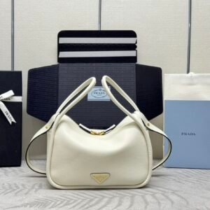 Prada Darling Leather Handbag - White