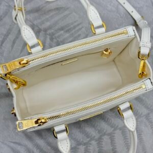 Prada Galleria Saffiano Leather Bag – White