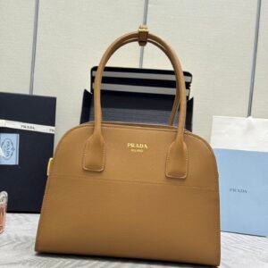 Prada Leather Tote Bag Medium – Carmel