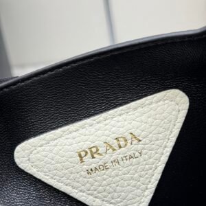 Prada Leather Tote Bag – White