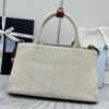 Prada Jardinière Linen Blend Handbag