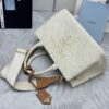 Prada Jardinière Linen Blend Handbag