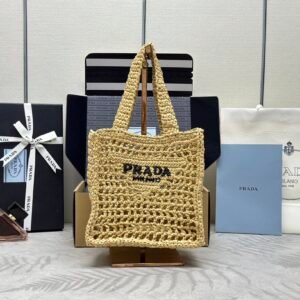 Prada Crochet Tote Bag