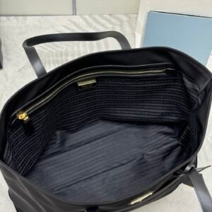 Prada Re-Edition 1978 Re-Nylon and Saffiano Leather Tote Bag – Black