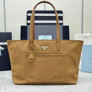 Prada Re-Edition 1978 Re-Nylon and Saffiano Leather Tote Bag – Brandy