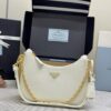 Prada Re-Edition Leather Bag – White
