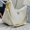 Prada Re-Edition Leather Bag – White