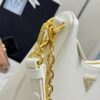 Prada Re-Edition Leather Bag – White