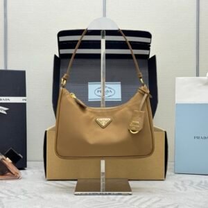 Prada Saffiano Mini Bag - Caramel