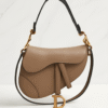Rouge Taupe Grey Classic Saddle Bag