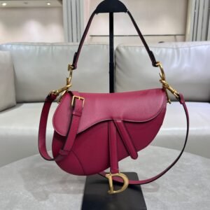 Rouge Cherry Red Classic Saddle