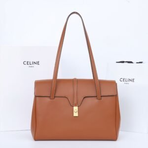 Celine SOFT 16 Large Smooth Cow Leather Soft Handbag