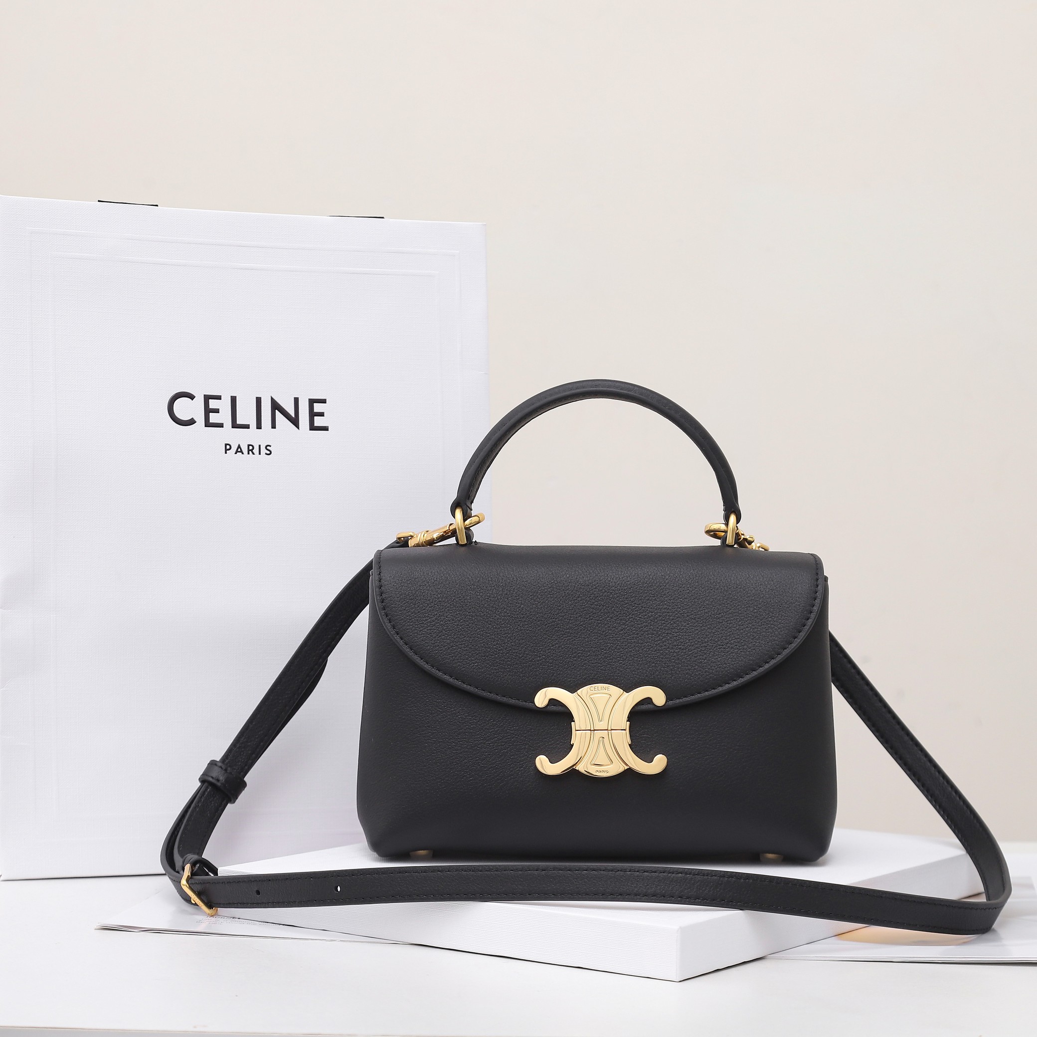 Celine Teen Nino Smooth Satin Calfskin Bag