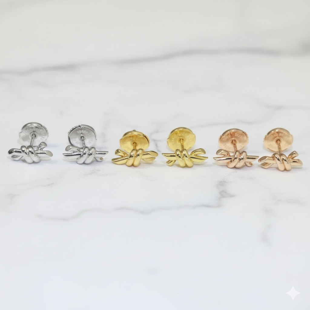 Tiffany Knot Small Earrings