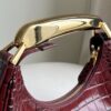 Tom Ford Bianca Mini Mock-Croc Hobo Top Handle Bag 39