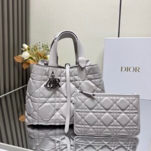Dior Toujours Handbag Soft Grey