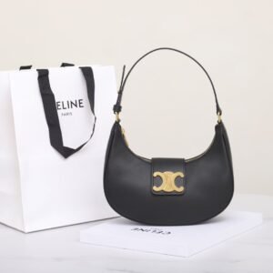 Celine AVA Underarm Handbag Black