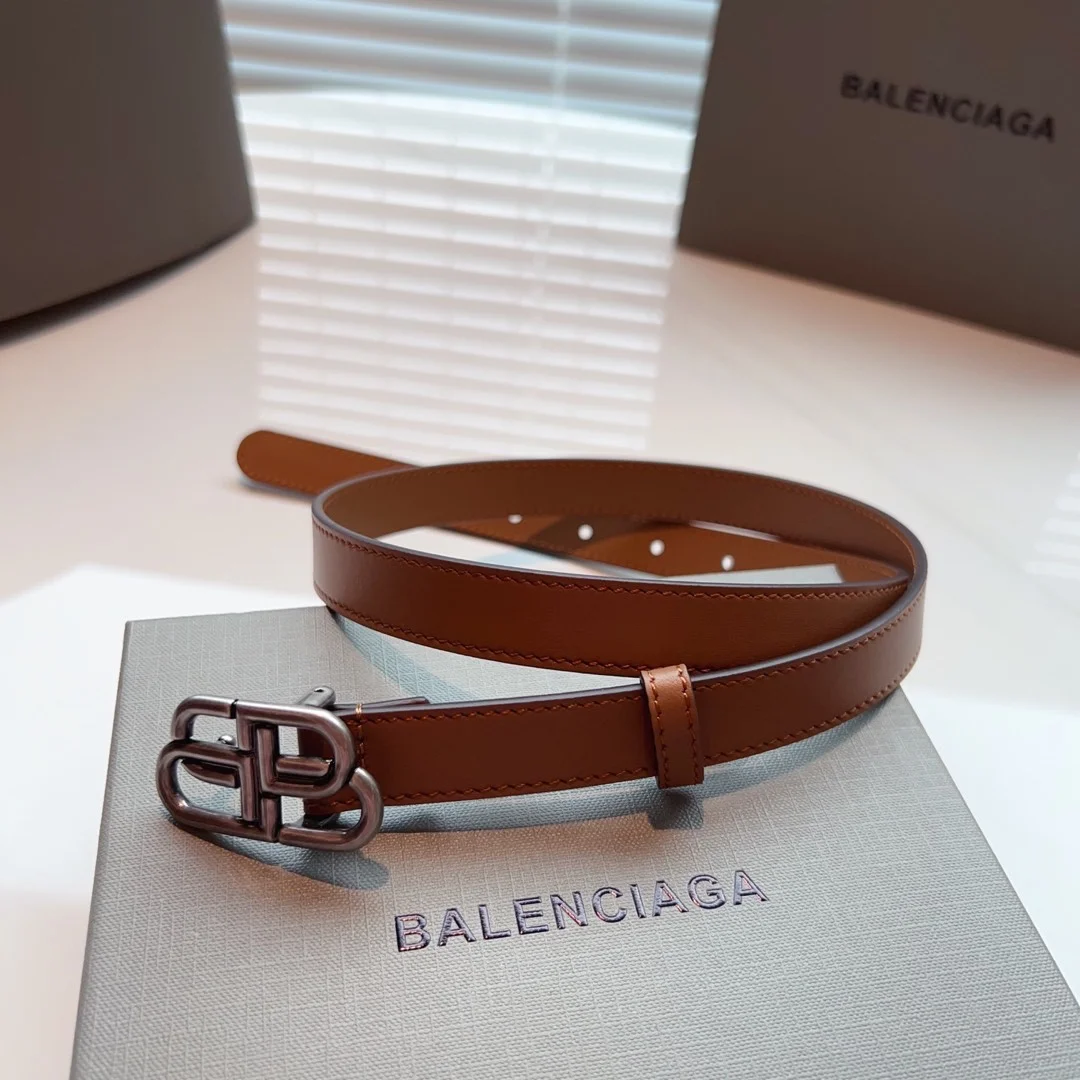 Balenciaga-BB-Round-Belt-Brown