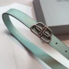 Balenciaga-BB-Round-Belt-Green-5