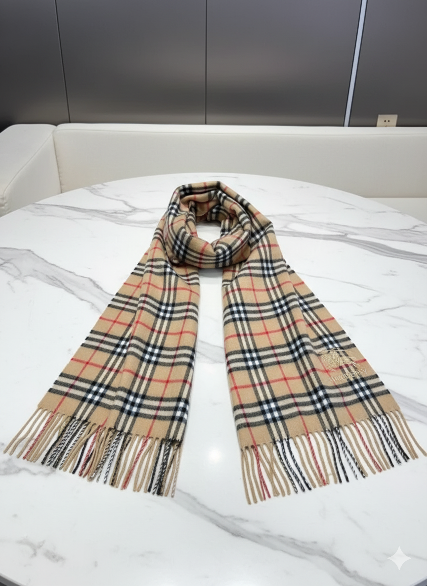 Burberry Plaid Warhorse Scarf