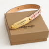 Burberry Plaque Check Belt