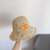 Chanel Woven Straw Bucket Hat with CC Logo