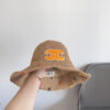 Chanel Woven Straw Bucket Hat with CC Logo