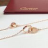 Cartier Love Necklace – Interlocking Rings Pendant