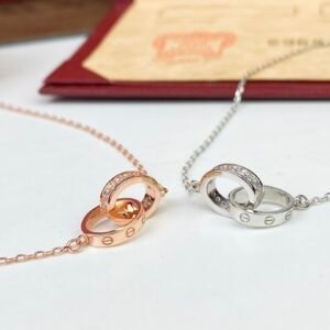 Cartier Double Ring Necklace