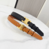 Celine Triomphe Belt in Smooth Calfskin