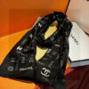 Chanel Coco Paris Rue Cambon Logo Scarf