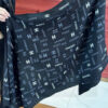 Chanel Coco Paris Rue Cambon Logo Scarf