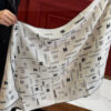 Chanel Coco Paris Rue Cambon Logo Scarf