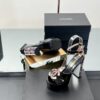 Chanel Jewel-Embellished CC High Heel Sandals