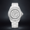 Chanel J12 White Ceramic Diamond Bezel Automatic Watch