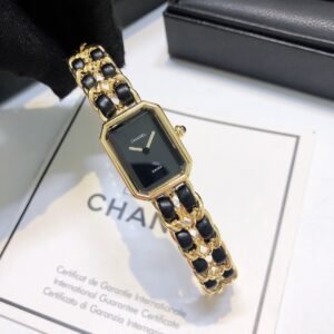 Chanel Première Édition Originale Leather Chain Bracelet