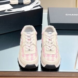 Chanel Tweed & Suede Sneakers