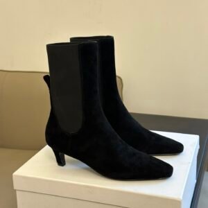 Loewe Black Suede Chelsea Boots