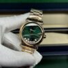 Chopard Happy Sport Automatic Green Dial Rose Gold Ladies Watch