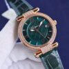 Chopard Imperiale Green Dial Diamond Bezel Ladies Watch